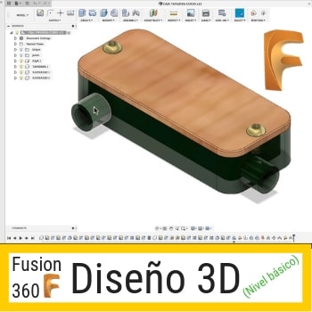 CURSO DISEÑO 3D FUSION 360 BASICO
