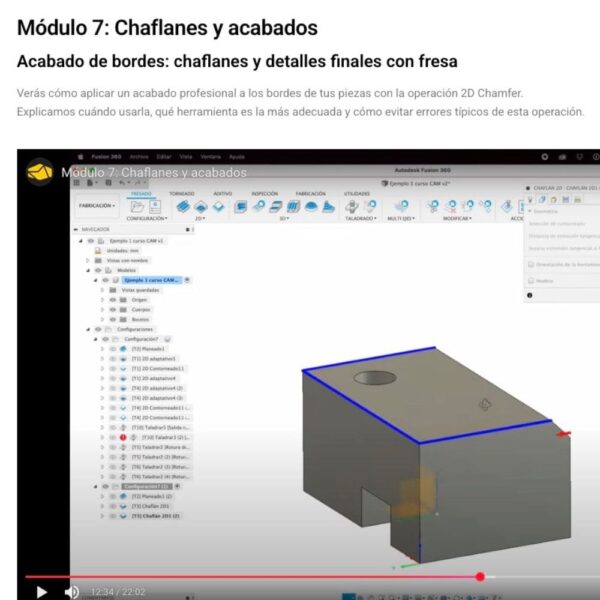 Curso CAM Fusion 360: Fresado 3 Ejes (2022) - Imagen 8