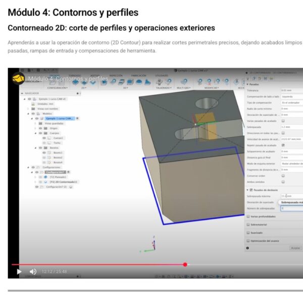 Curso CAM Fusion 360: Fresado 3 Ejes (2022) - Imagen 5