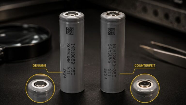 Baterías 18650 originales vs falsas: cómo detectarlas antes de montar tu pack
